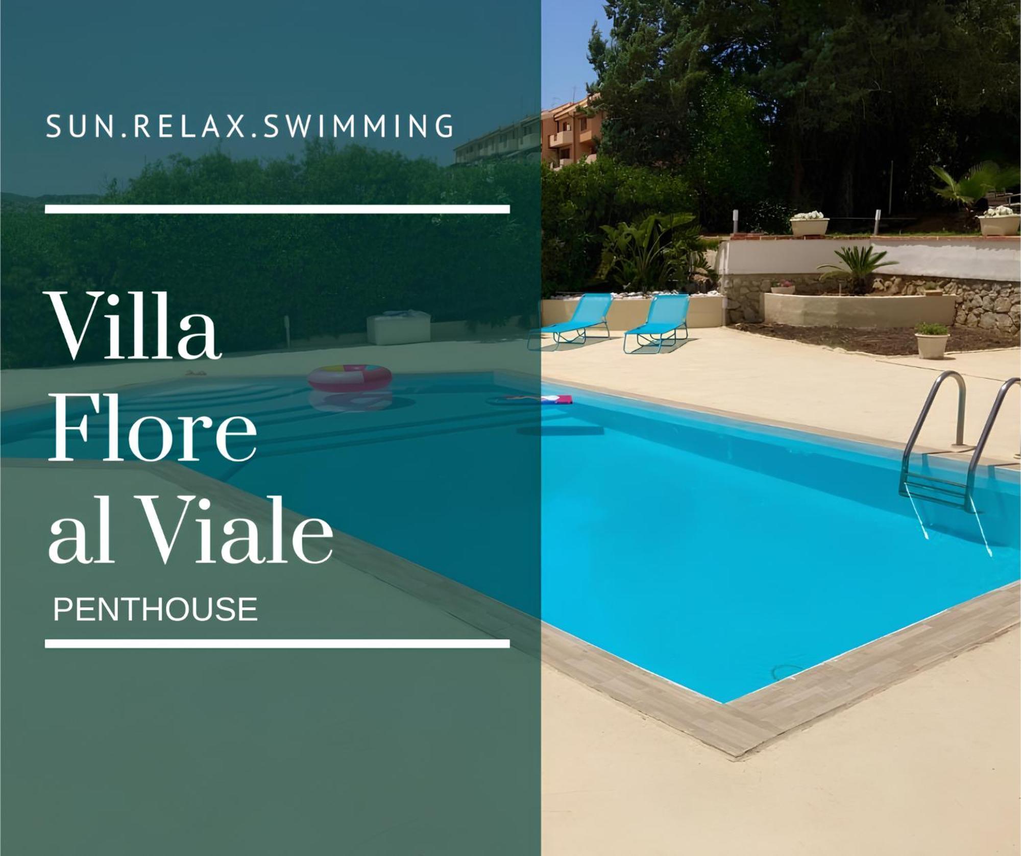Villa Flore - Penthouse - Apartment In Villa Casteldaccia Buitenkant foto
